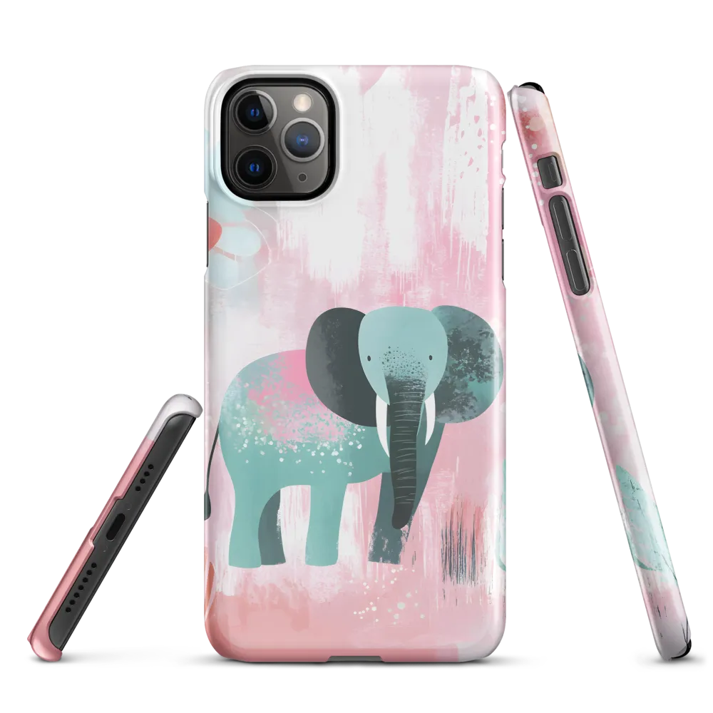 Whimsical Elegance: An Elephant's Serenade | Phone Case |  11 Pro Max | Snap Case | Glossy