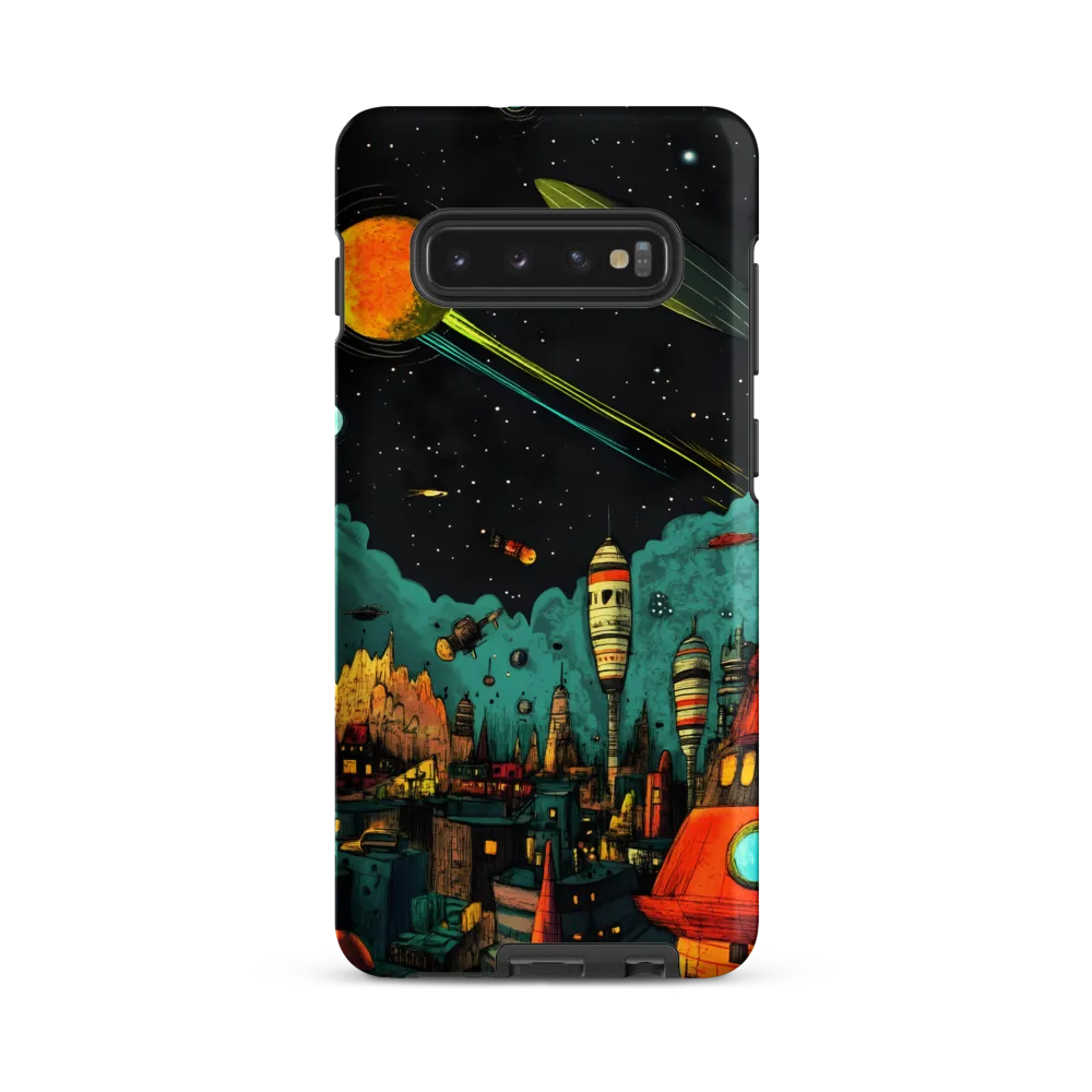 Galactic Cityscape: A Journey Through Imagination