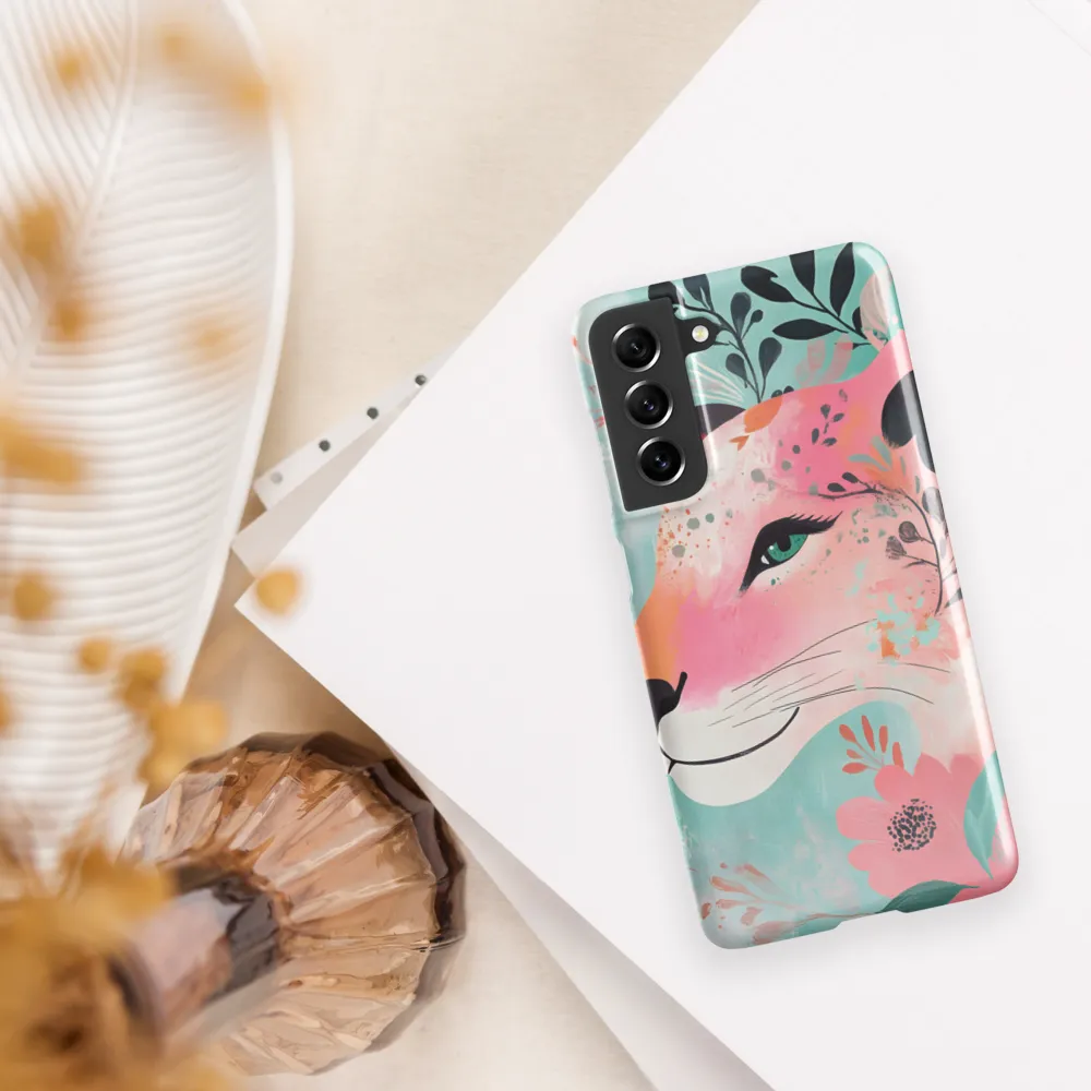 Whimsical Majesty: A Floral Lion