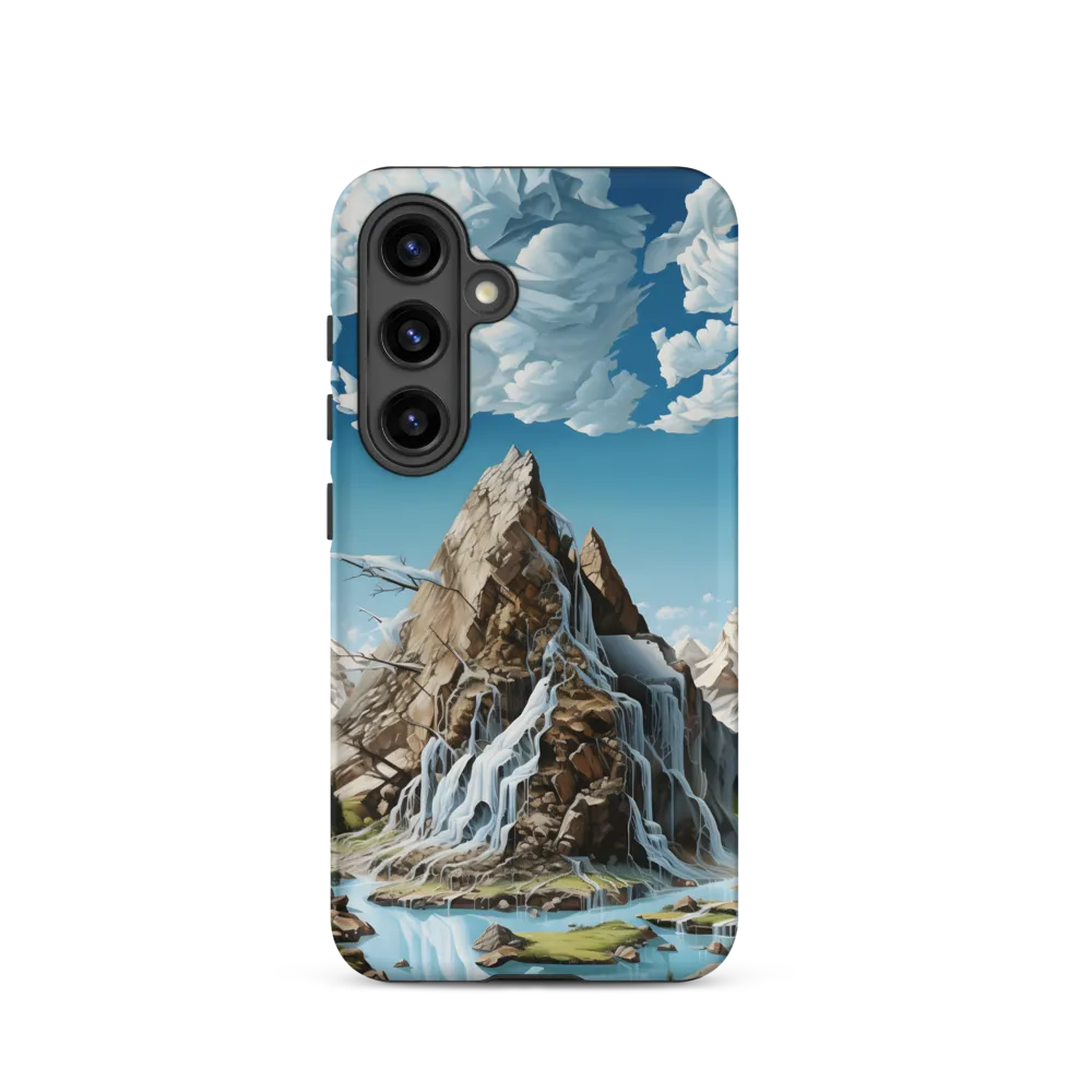 Majestic Cascade: A Mountain Masterpiece