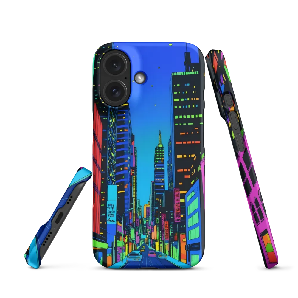 Neon Dreamscape: A Futuristic City at Dusk