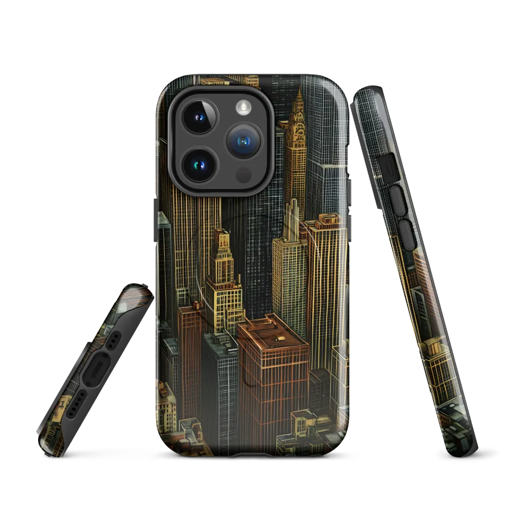 Urban Elegance: A Golden Cityscape