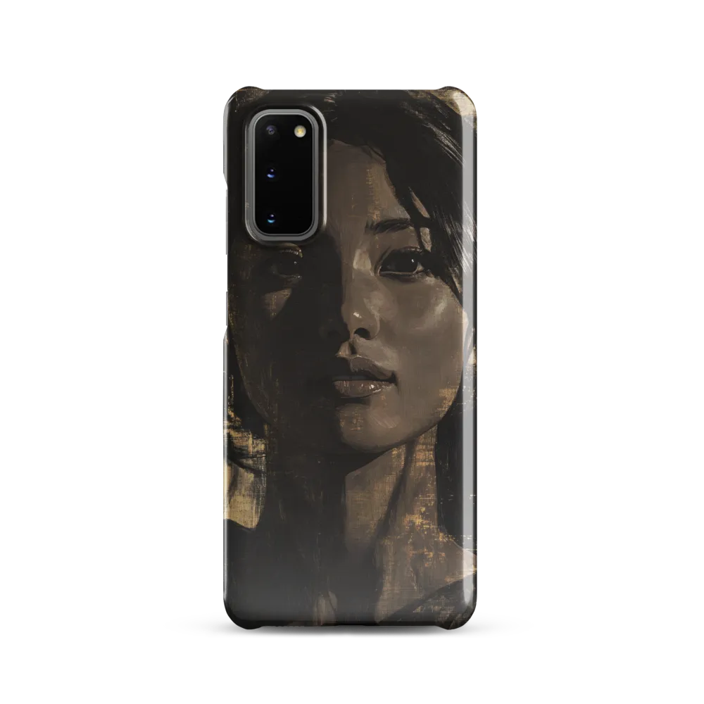 Golden Gaze: A Contemporary Portrait
