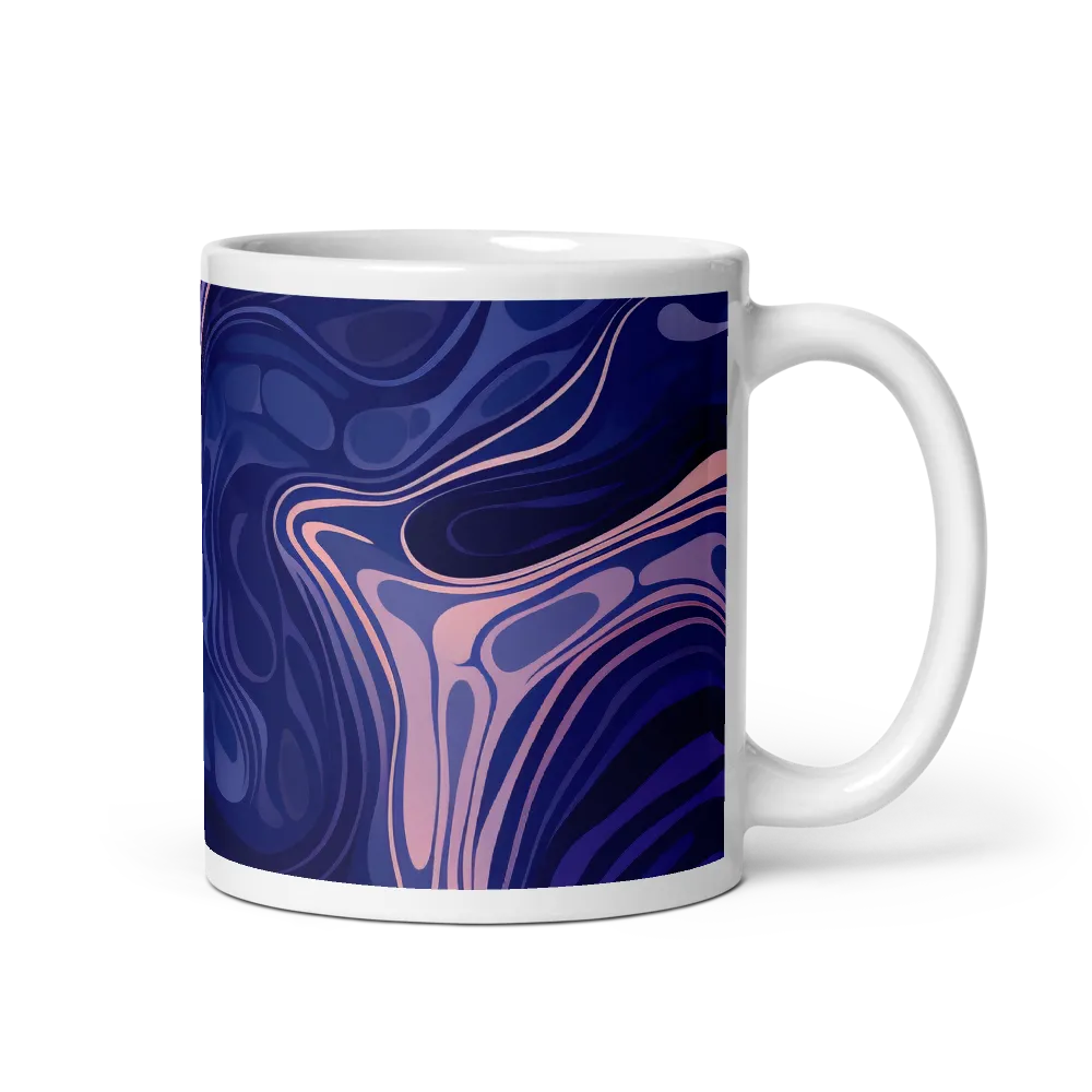 Serene Waves of Color | Mug with White inside | 11 oz