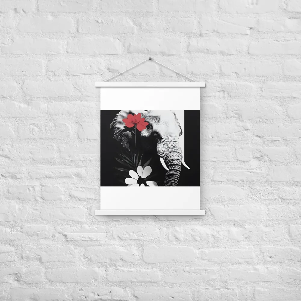 Elephant Harmony | Poster With White Wood Hanger | 18″×24″