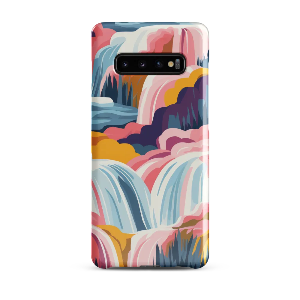 Cascades of Colorful Serenity | Phone Case |  S10 Plus | Snap Case | Glossy