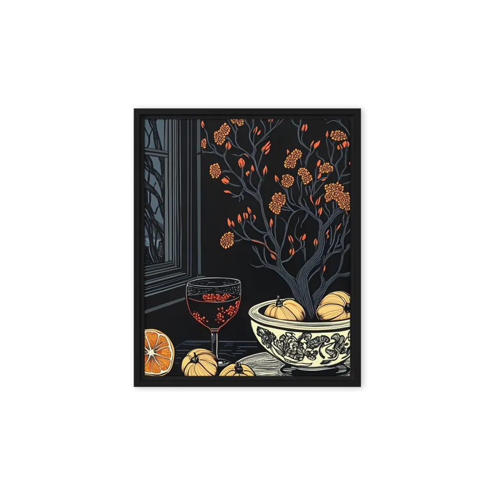 Solitude in Color | Canvas with Black Frame | 8″×10″