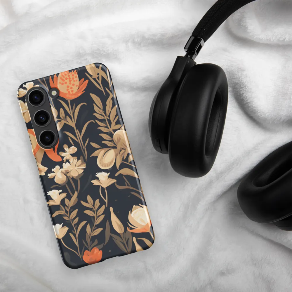 Floral Harmony: A Dance in the Dark