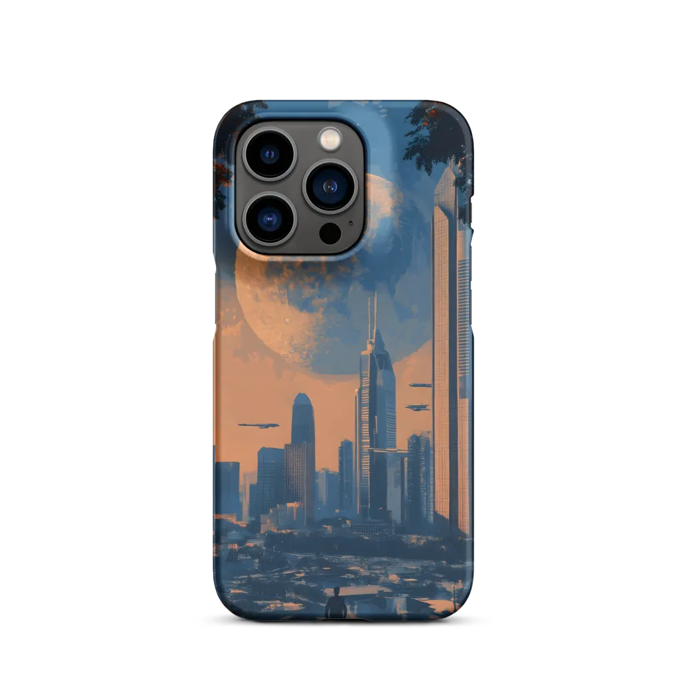 Observation Point — Moon over the Neo‑Metropolis