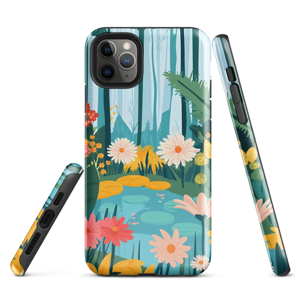 Serenity in Bloom | Phone Case |  11 Pro Max | Tough Case | Glossy