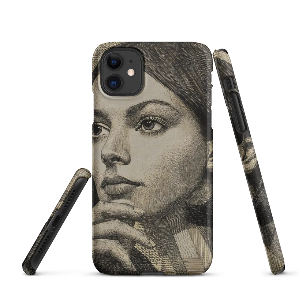 Contemplative Reflection | Phone Case |  11 | Snap Case | Matte