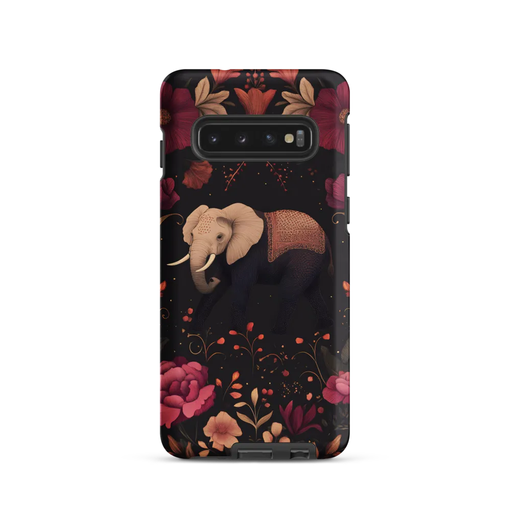 Whispers of the Wild: Elephants and Blooms