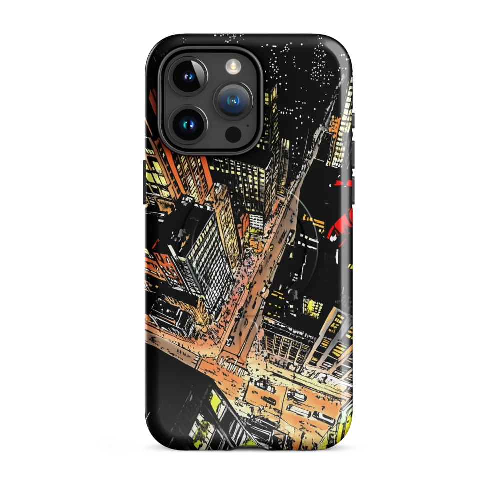 Urban Nightscape: A Bird's-eye View