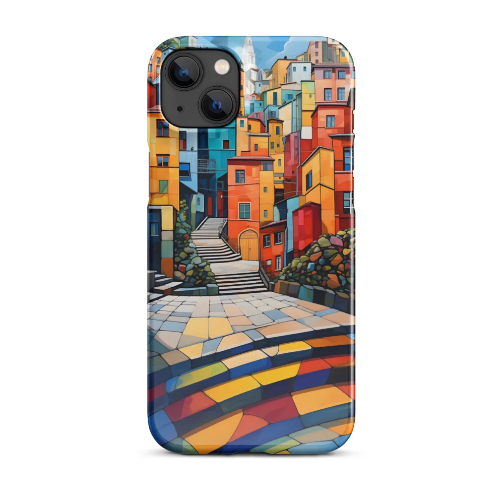 Vibrant Village: A Cubist Journey