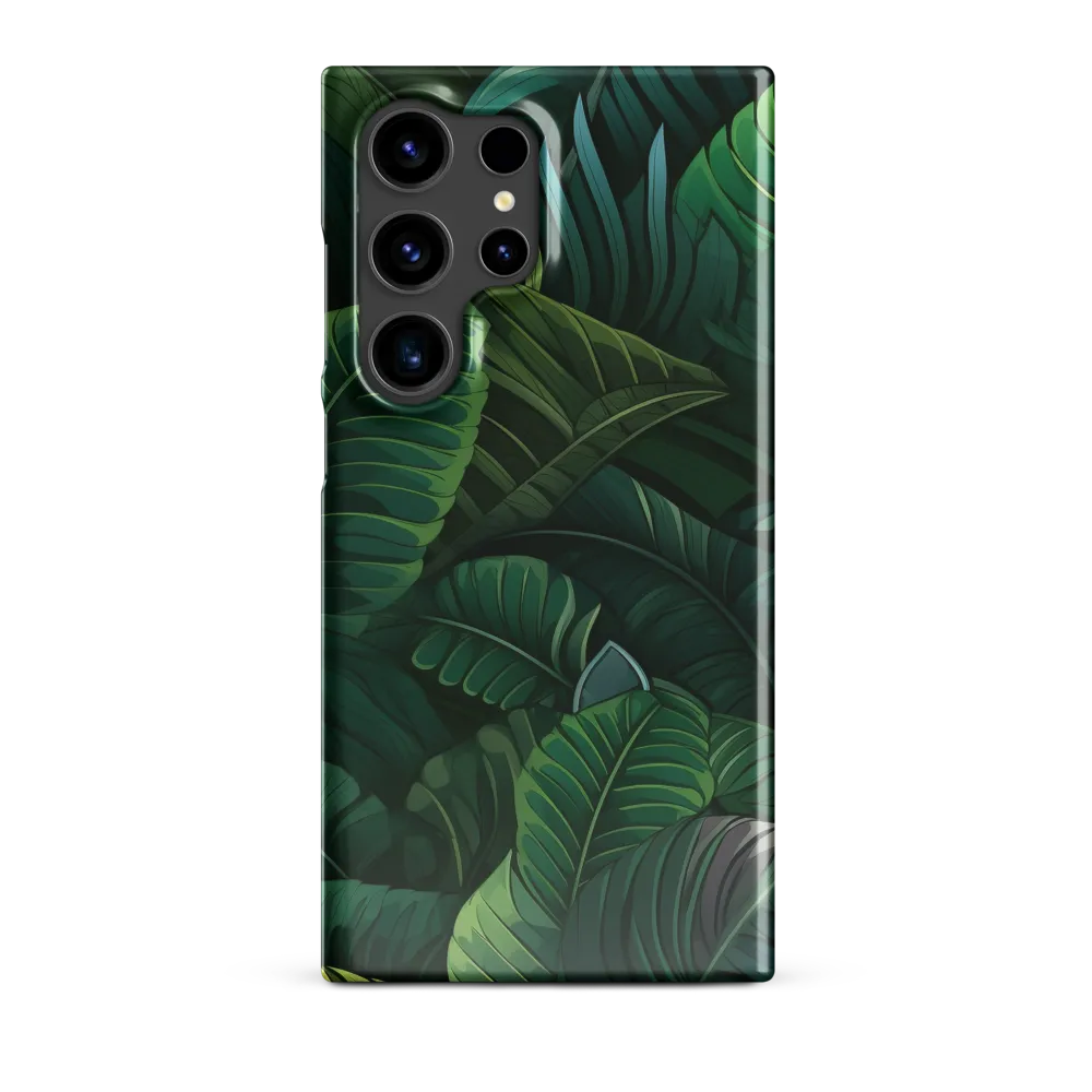 Lush Canopy: A Tropical Foliage Study