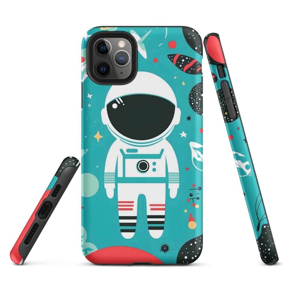 Whimsical Astronaut in Cosmic Wonderland | Phone Case |  11 Pro Max | Tough Case | Matte