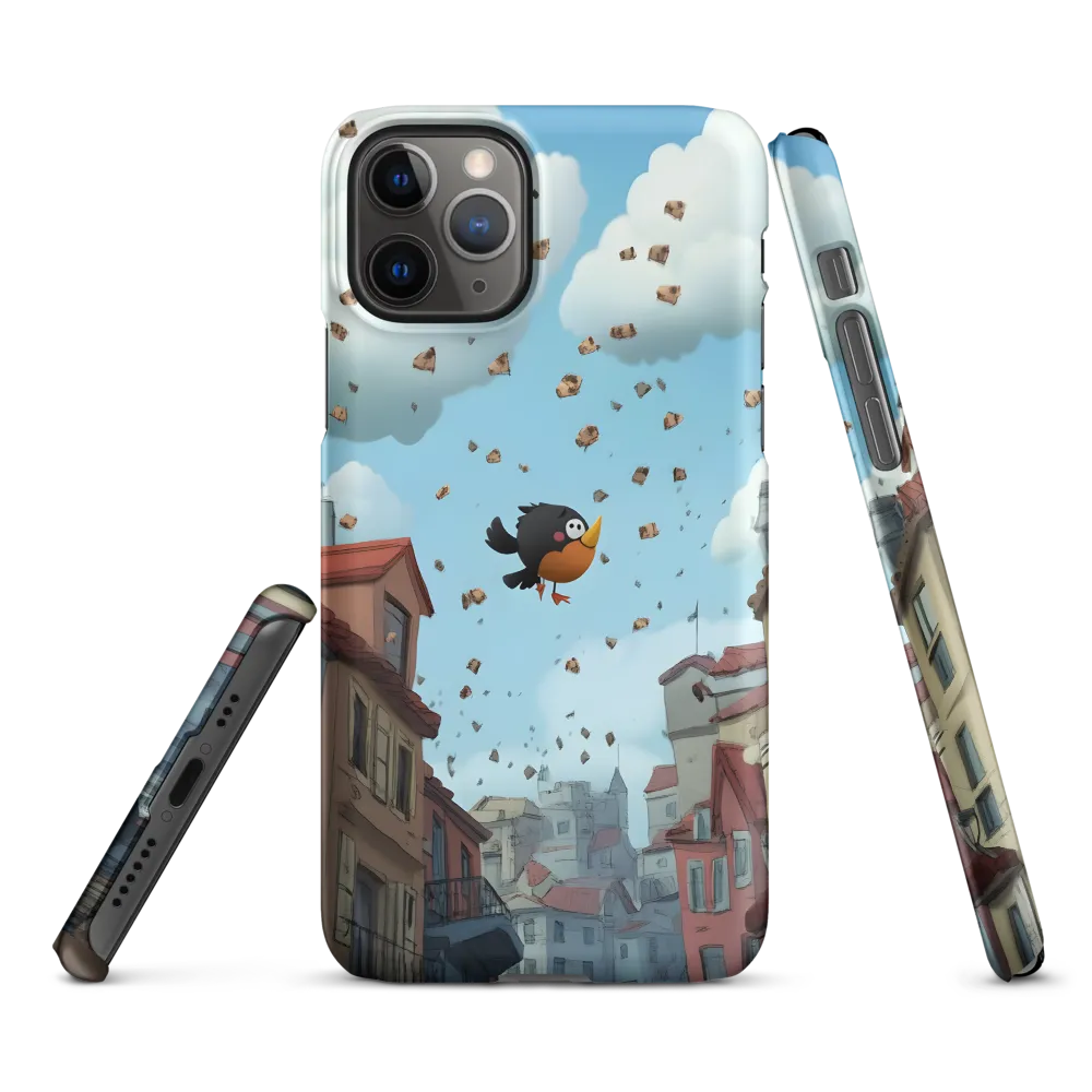 A Whimsical Flight Through Bread and Sky