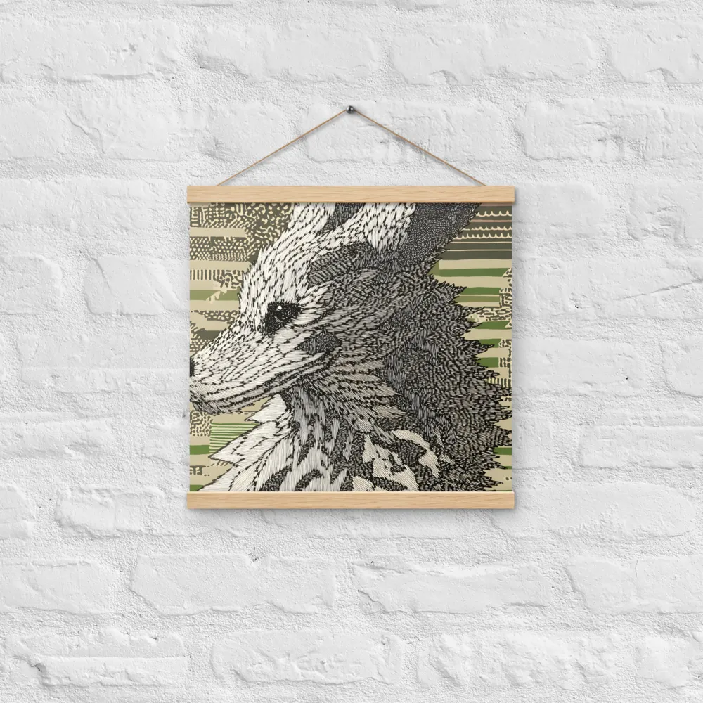 Reflections of the Forest | Poster With Oak Wood Hanger | 16″×16″