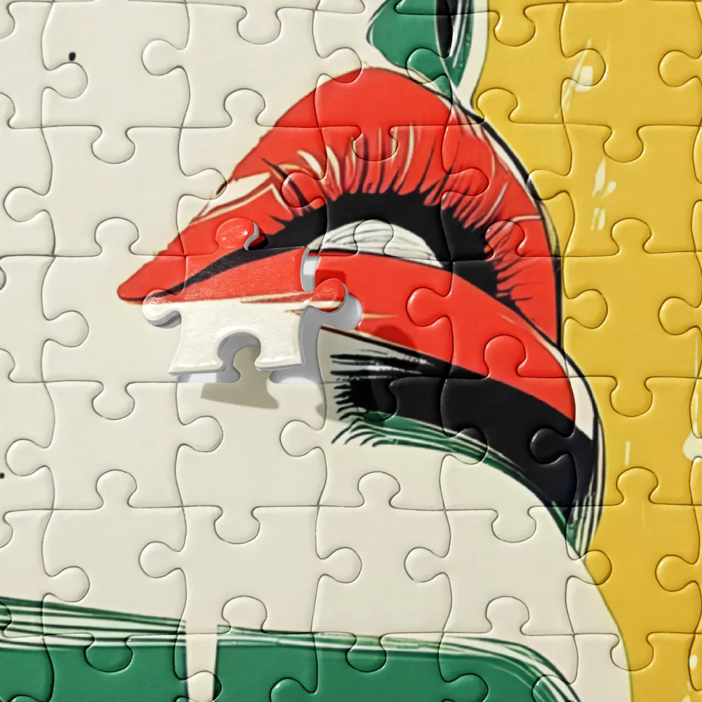 Bold Reflections: A Pop Art Portrait | Jigsaw Puzzle | 252 pieces