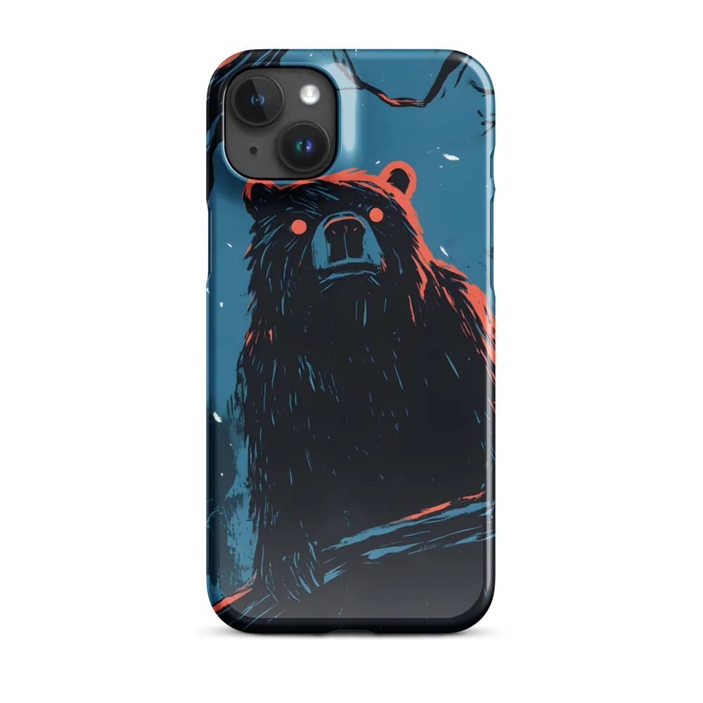 Eerie Majesty: A Bear in the Night