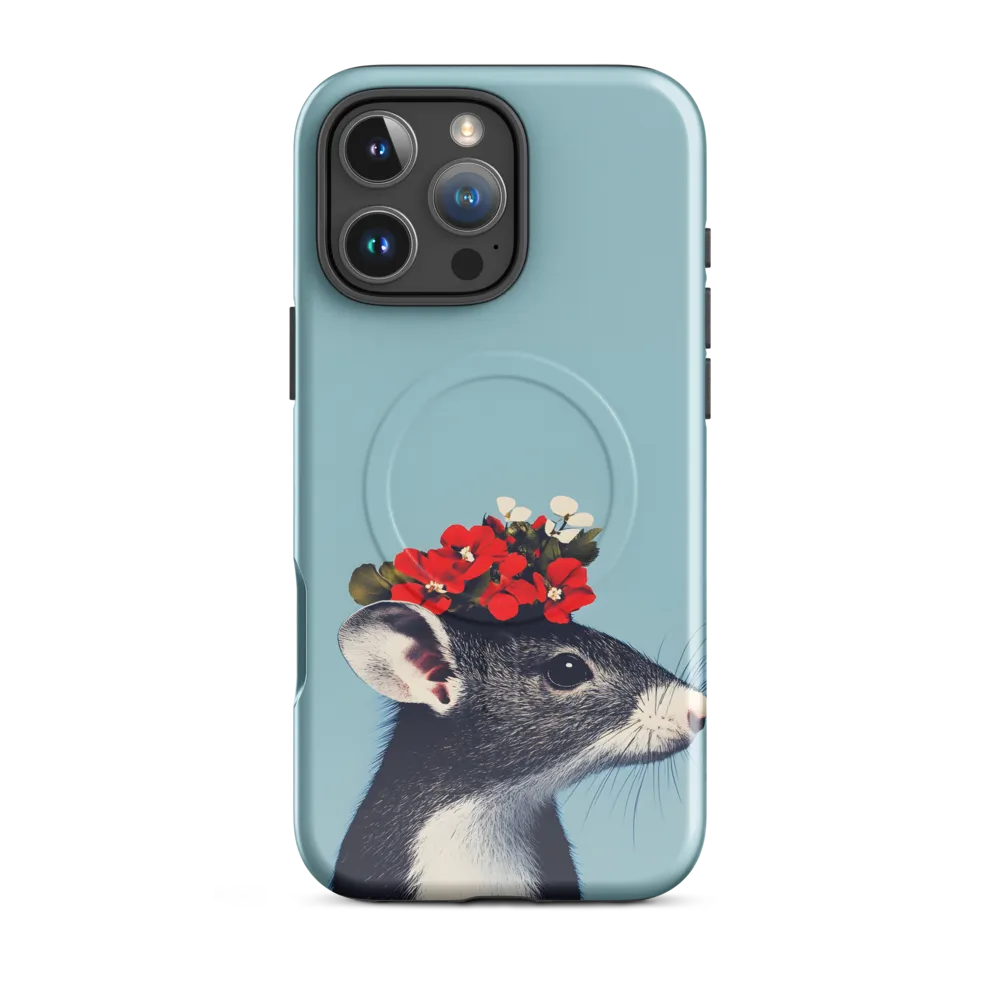 Whimsical Flora: A Mouse's Floral Crown
