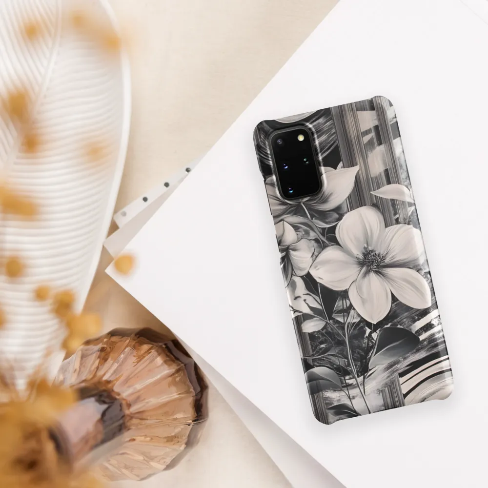Ethereal Bloom: A Dance of Monochromes