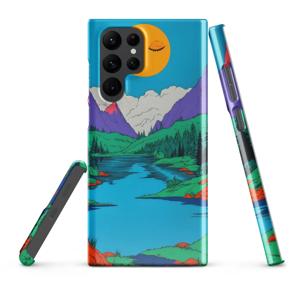 Whimsical Serenity in Vibrant Colors