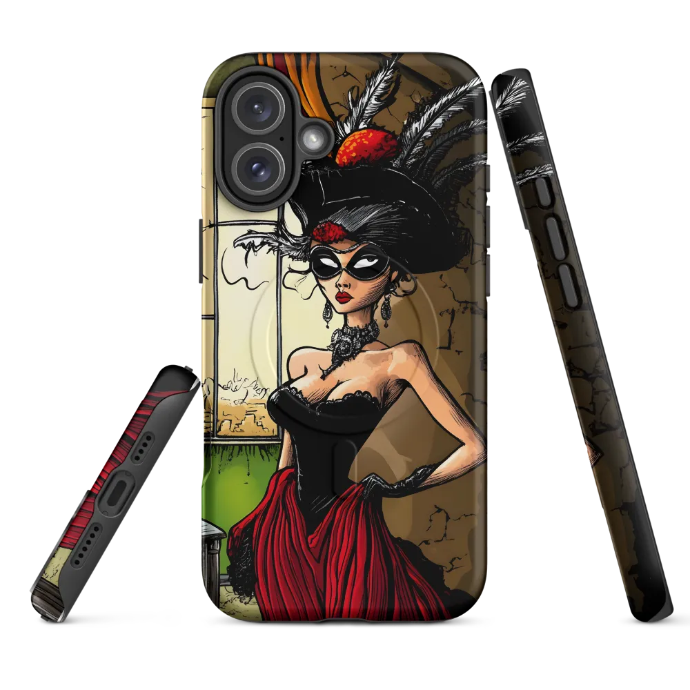 Chic Enigma | Phone Case |  16 Plus | MagSafe® Tough Case | Matte