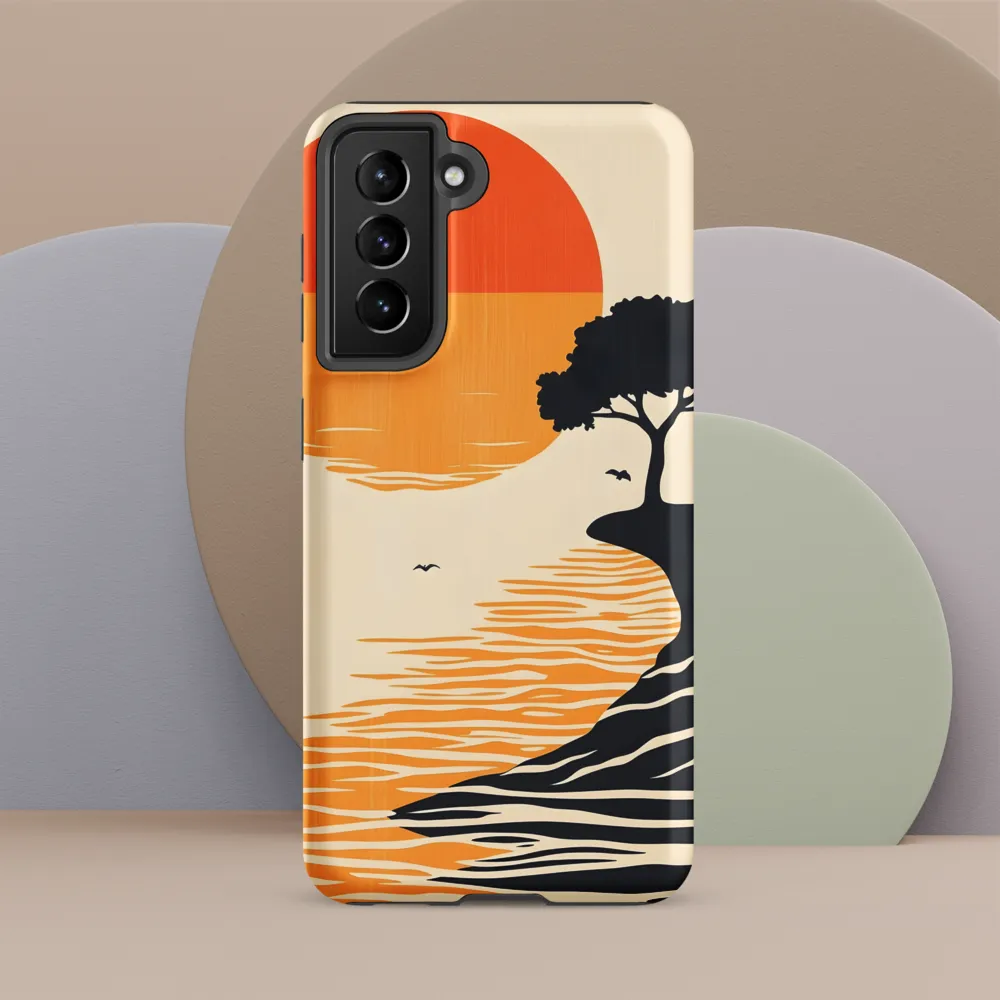 Serene Sunset | Phone Case |  S21 FE | Tough Case | Matte