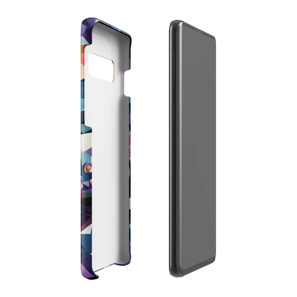 Journey Through Geometric Dreams | Phone Case |  S10 Plus | Snap Case | Glossy