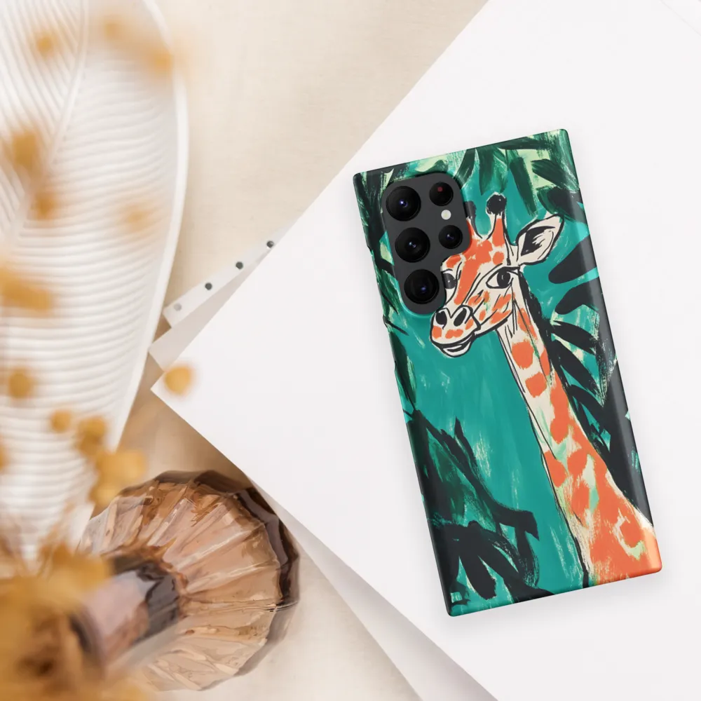 Giraffe in the Teal Canopy