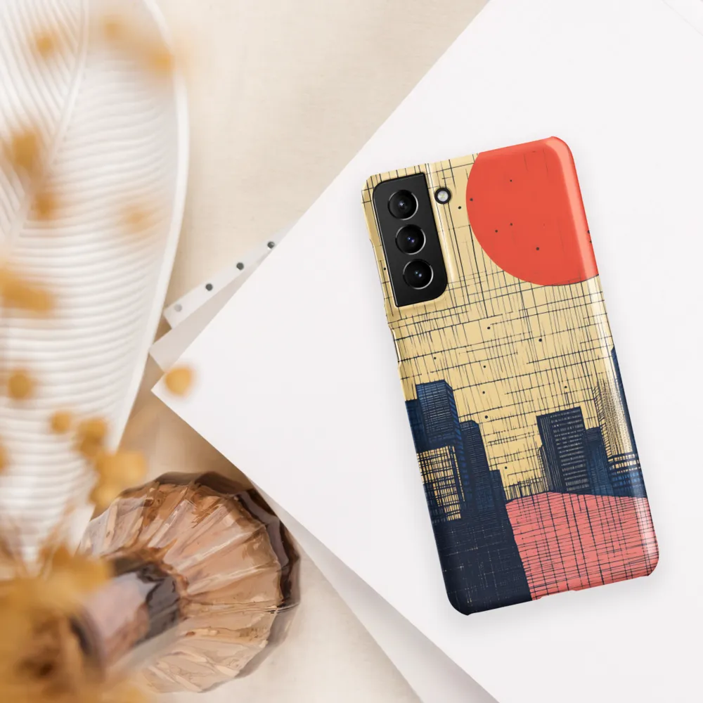 Urban Echoes: A Minimalist Cityscape