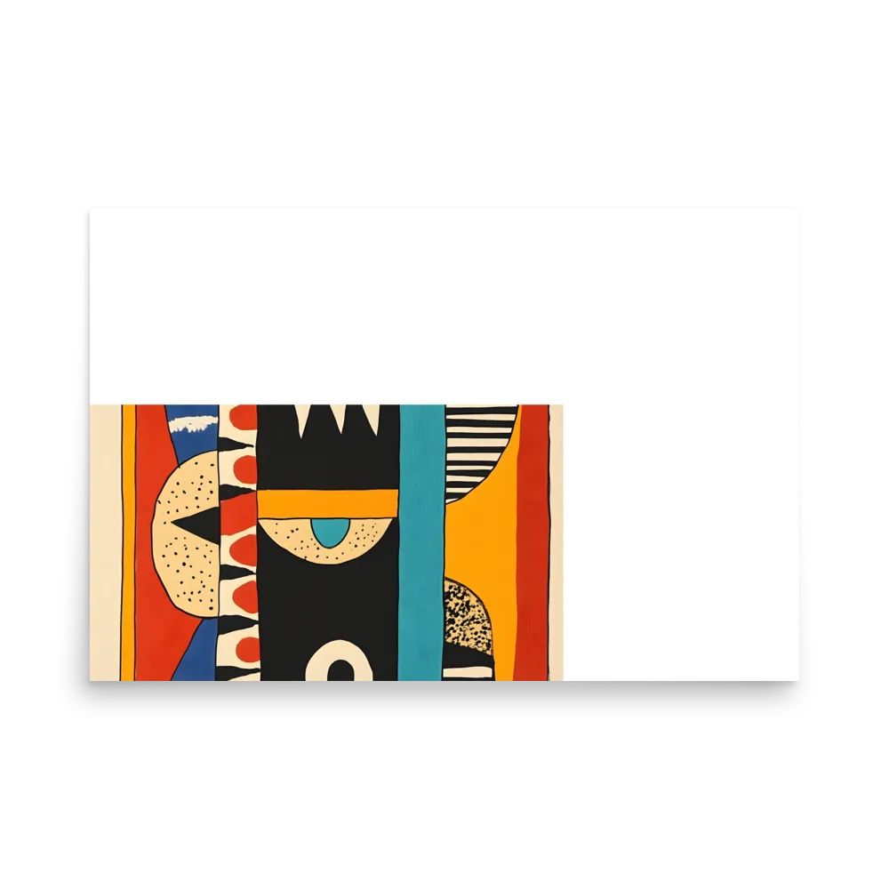 Playful Geometry: A Modern Abstract Exploration | Poster | 24″×36″