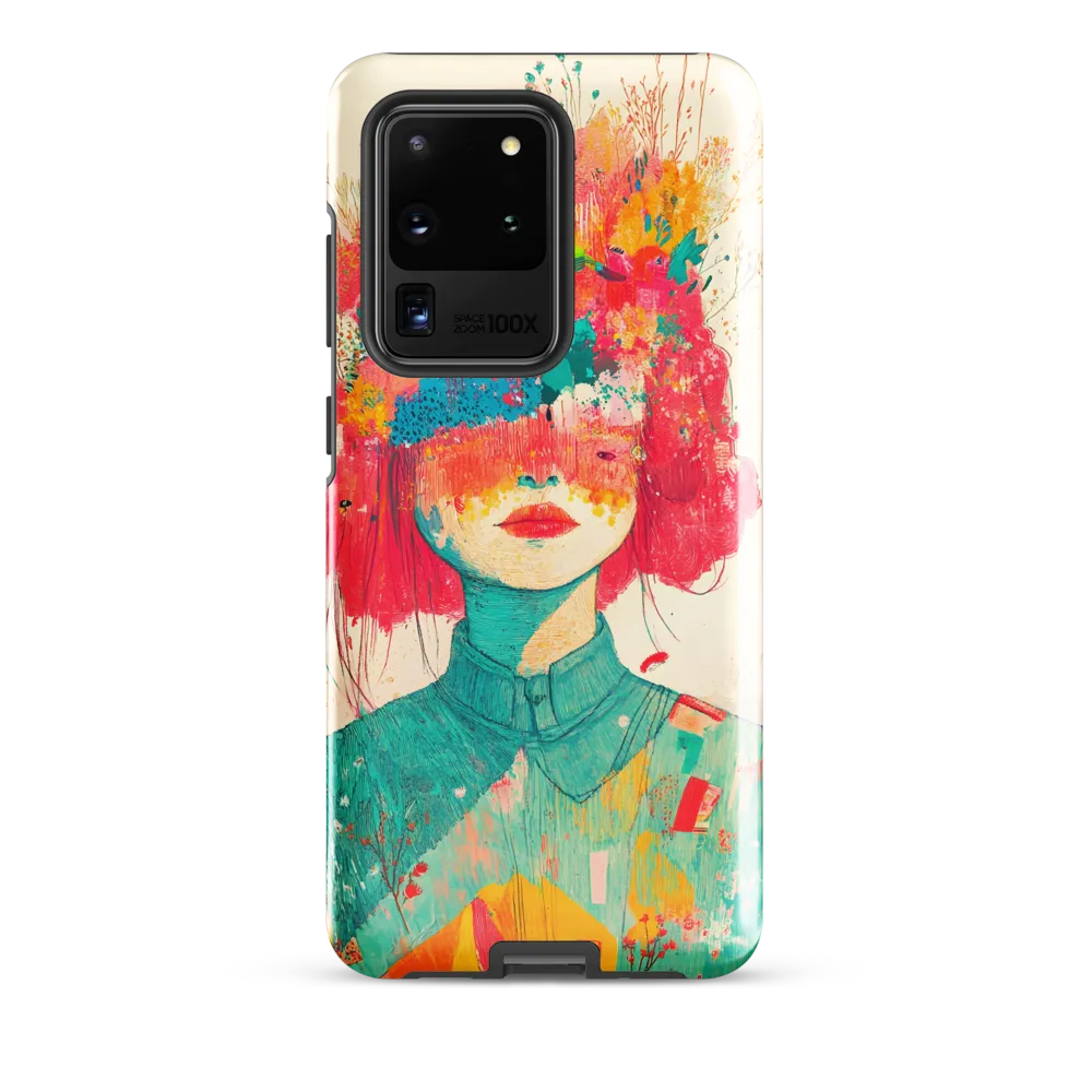 Whimsical Floral Portrait