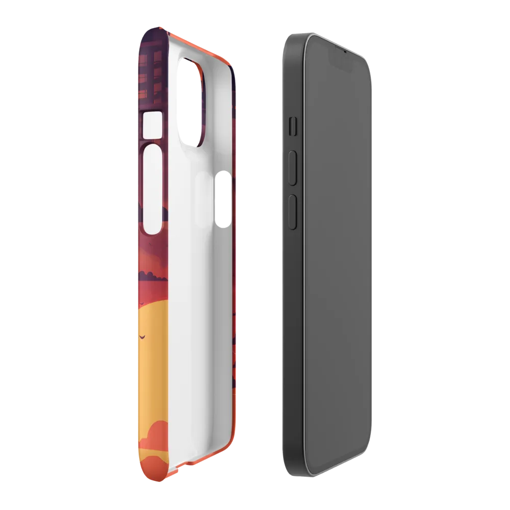 Urban Dusk: A Symphony of Cityscapes | Phone Case |  14 | Snap Case | Matte
