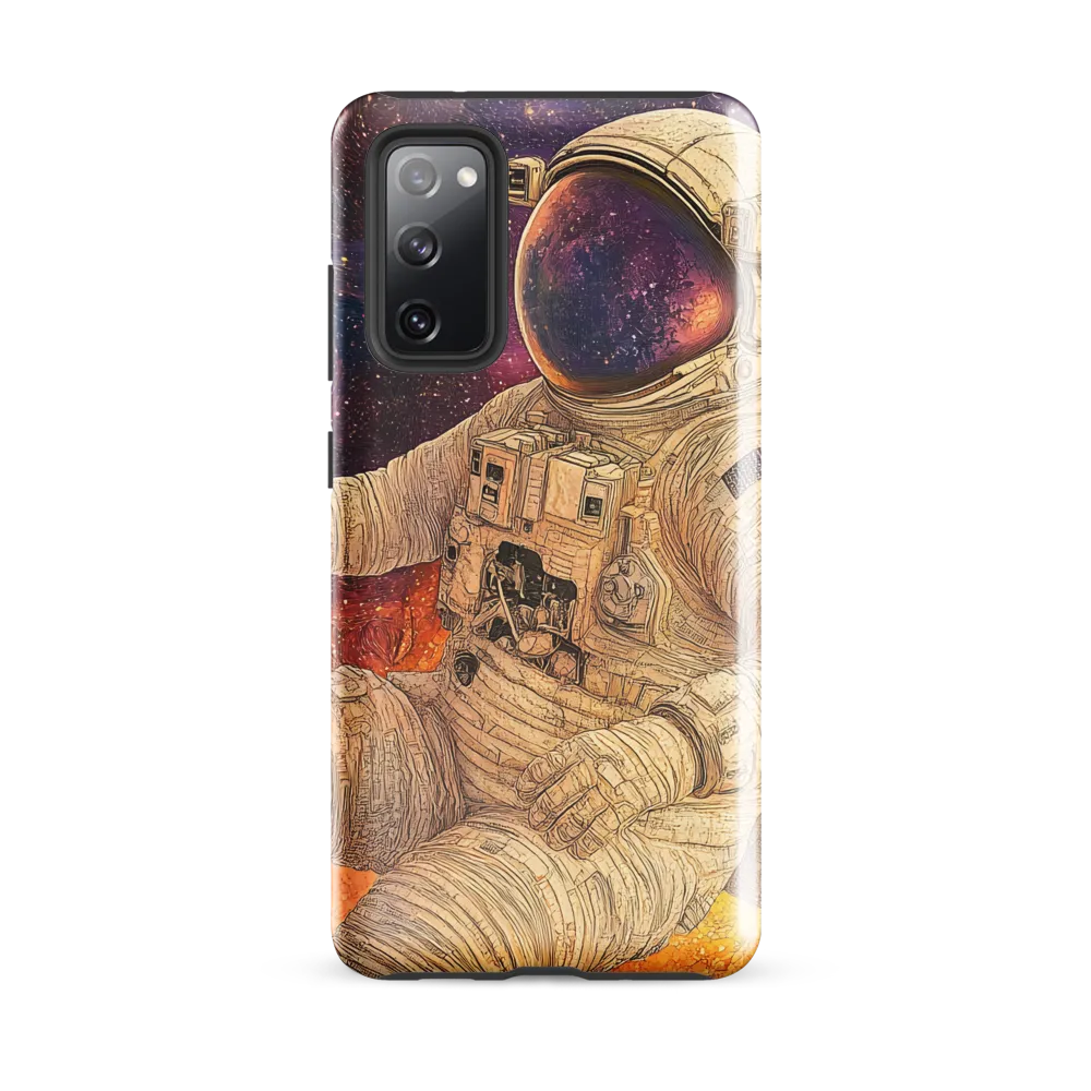 Nebular Mosaic — Seated Astronaut