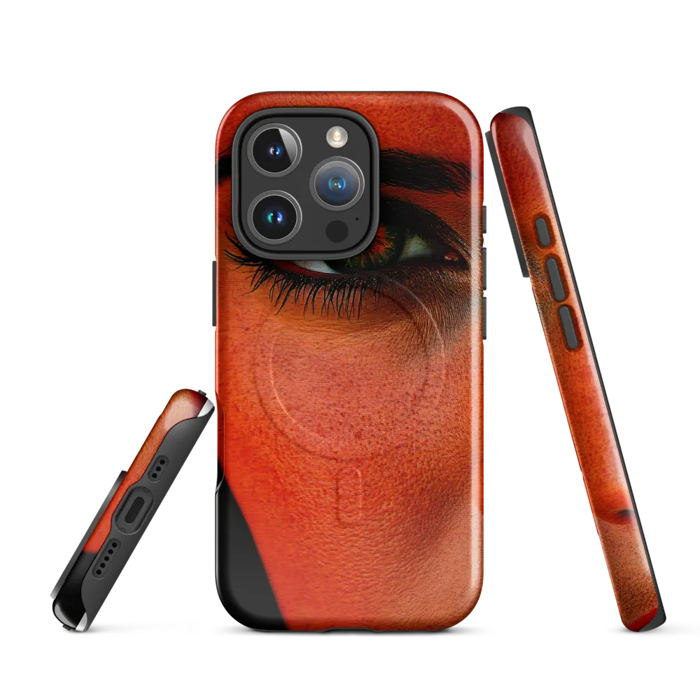 Gaze of Intensity | Phone Case |  16 Pro | MagSafe® Tough Case | Glossy