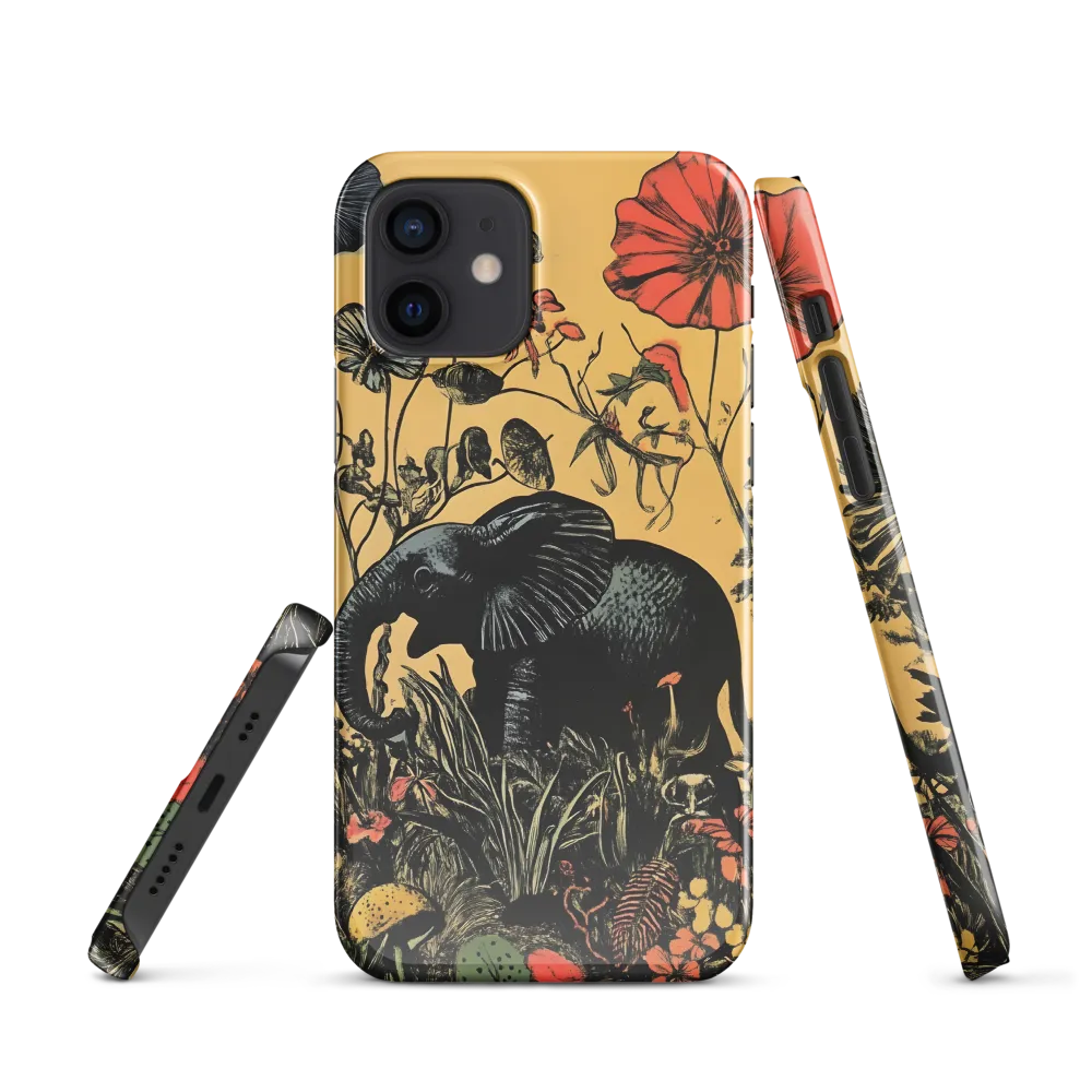 Floral Majesty: The Elephant's Sanctuary
