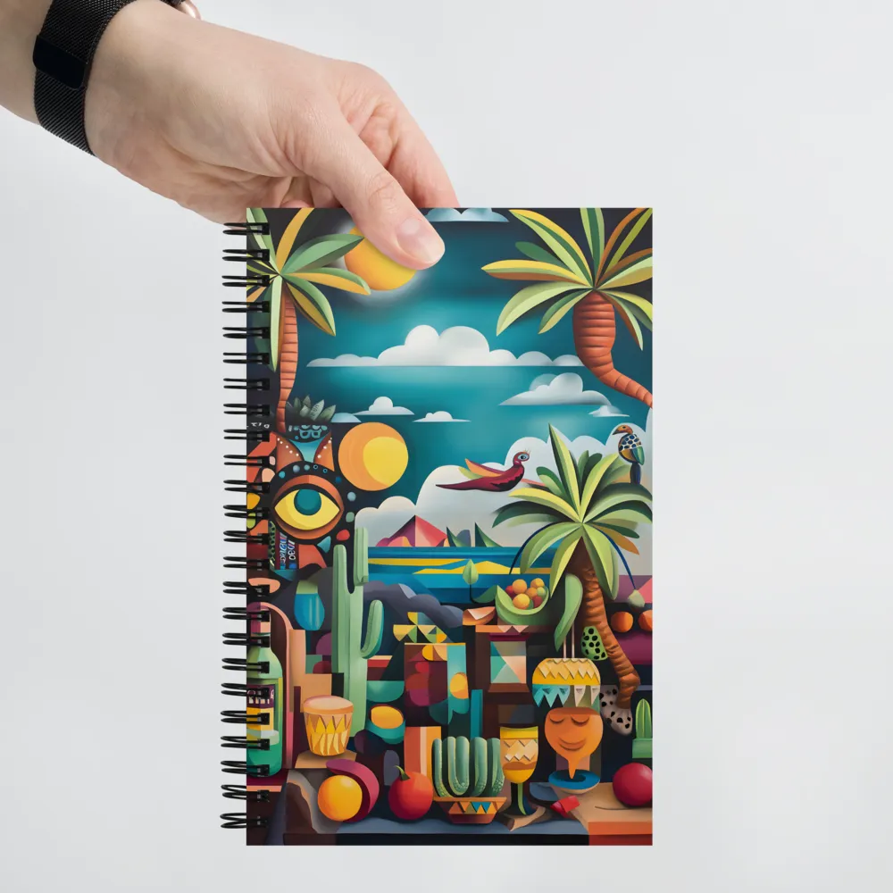 Whimsical Oasis | Spiral Notebook