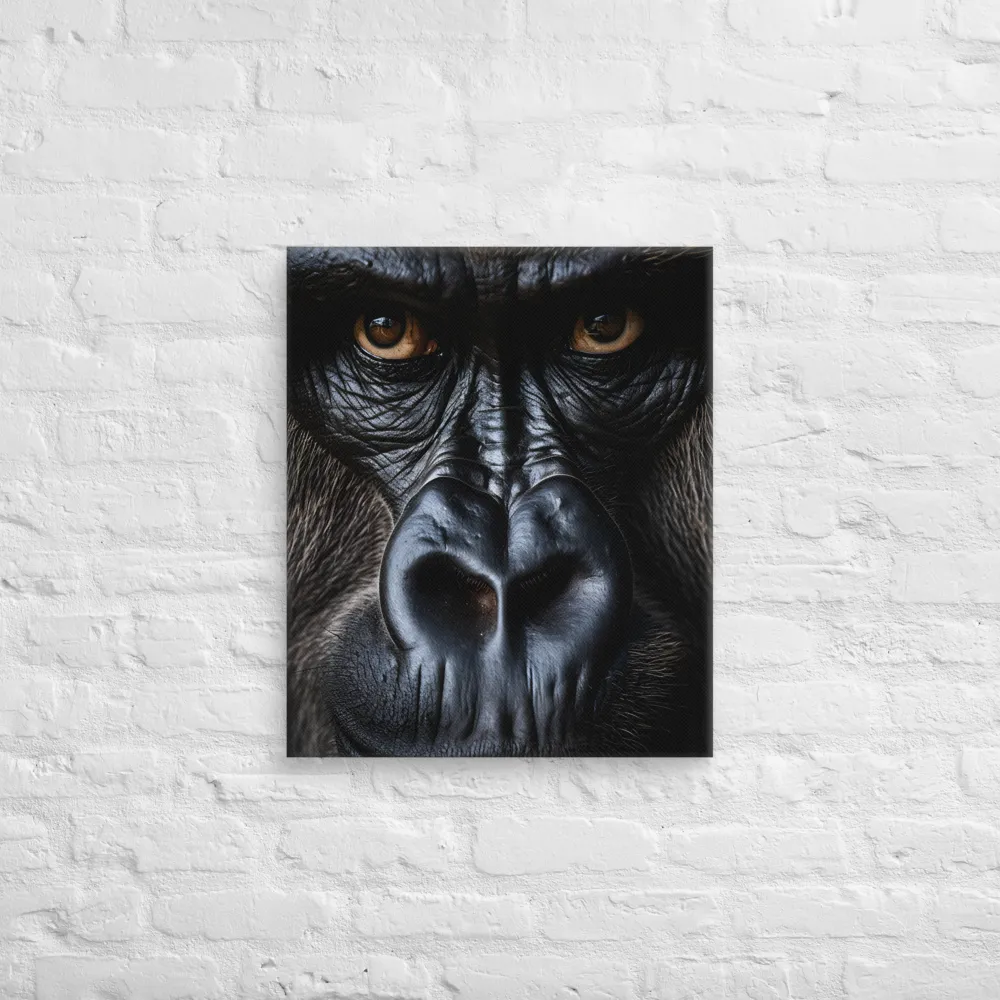 Gaze of the Wild: A Gorilla's Portrait