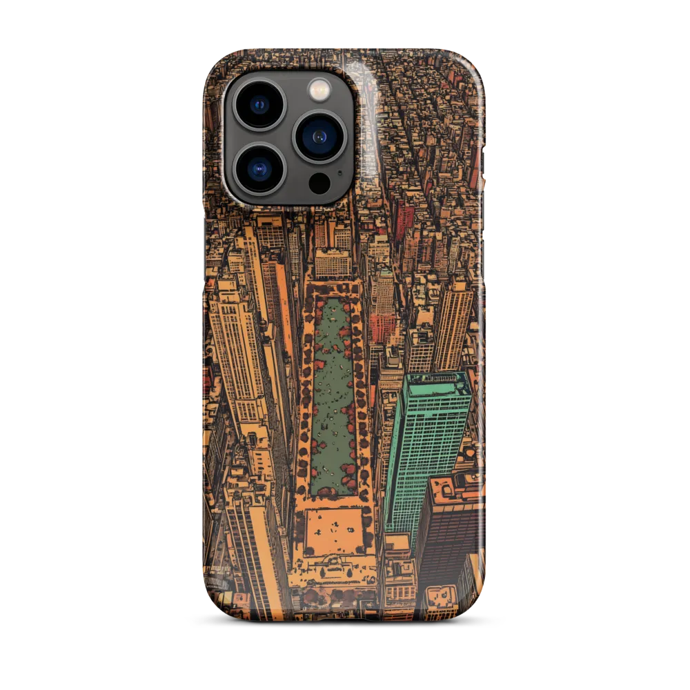 Urban Oasis: Aerial View of City Life