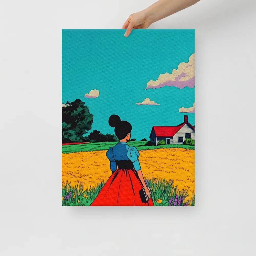 Whispers of a Sunlit Meadow | Canvas | 18″×24″
