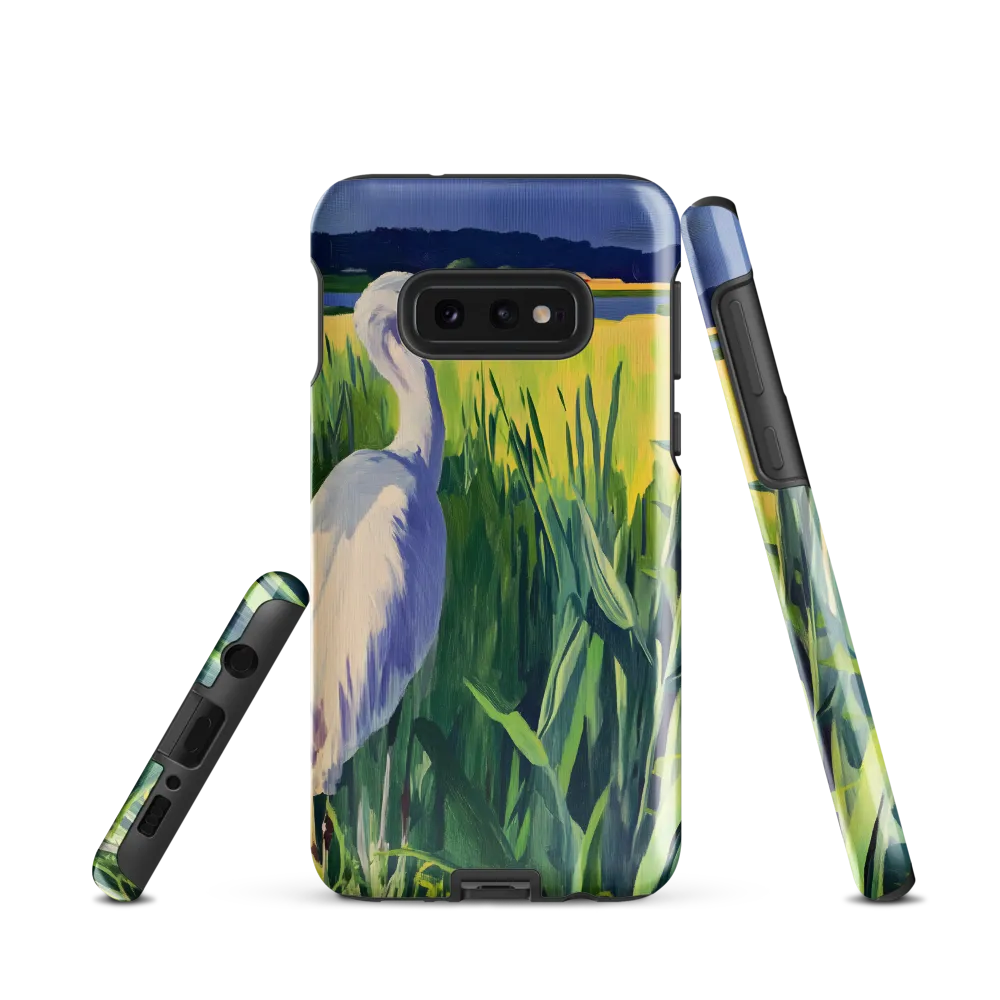 Graceful Presence: The Heron in the Meadow