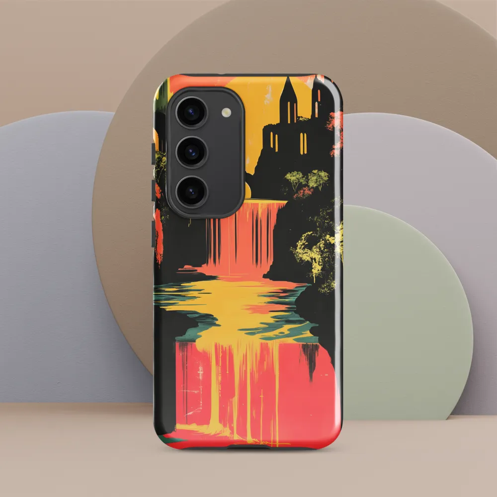 Elysian Echoes: A Surreal Reflections | Phone Case |  S23 | Tough Case | Glossy
