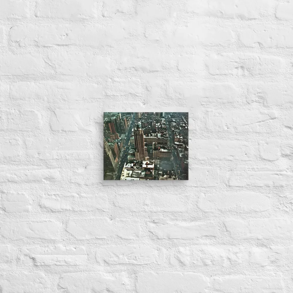Aerial Symphony of Urban Life | Canvas | 8″×10″