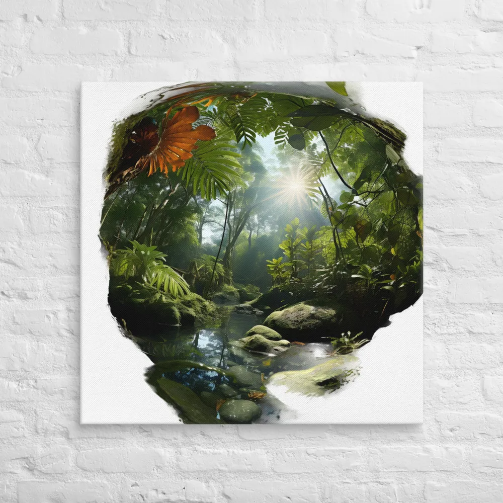 Whispers of the Jungle | Canvas | 32″×32″