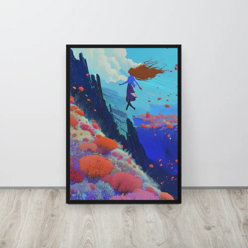 Whispers of Freedom | Canvas with Black Frame | 20″×28″
