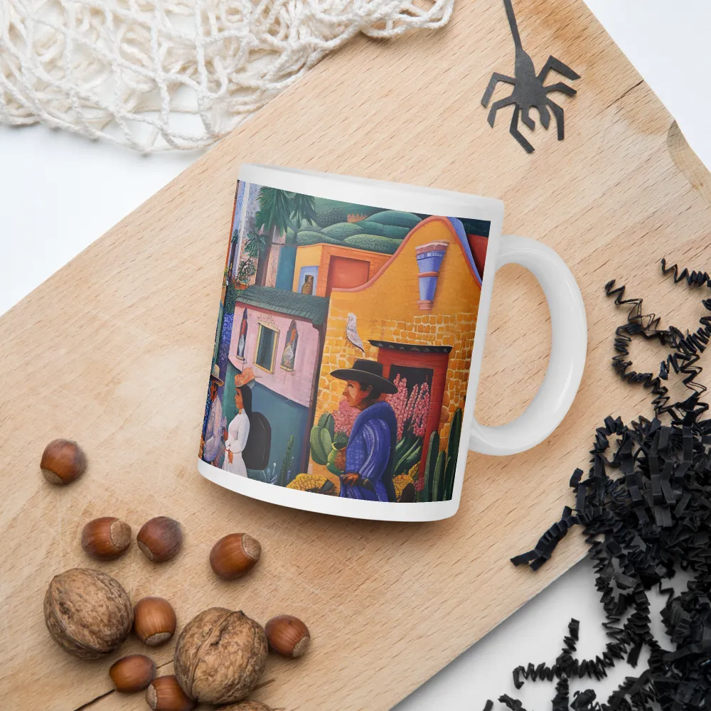 A Mosaic Journey Through Colorful Landscapes | Mugs | Multiple Sizes & Colors