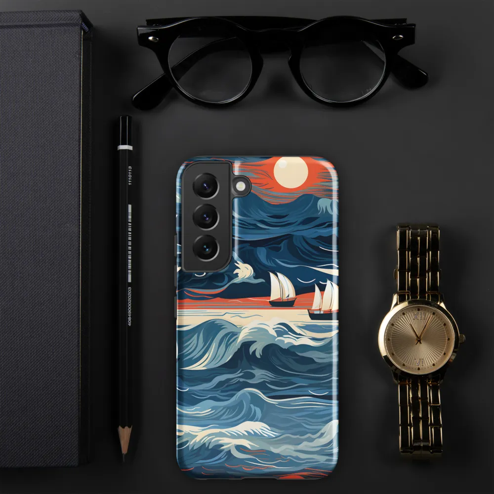 Ocean Whispers: A Voyage at Dusk