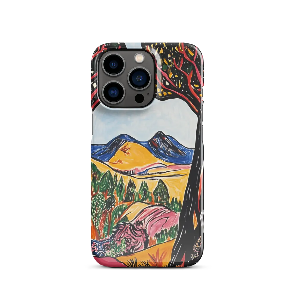 Vibrant Nature's Embrace | Phone Case |  13 Pro | Snap Case | Glossy